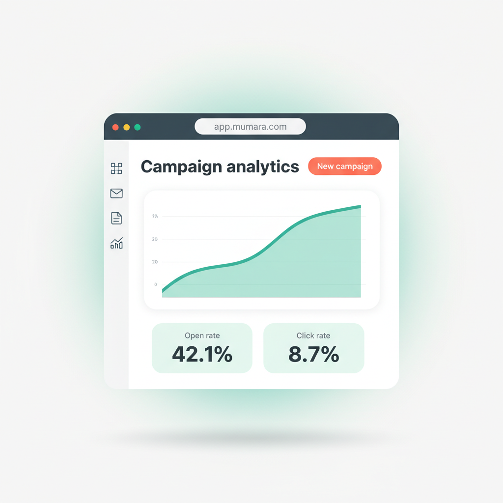 Mumara campaign analytics dashboard preview